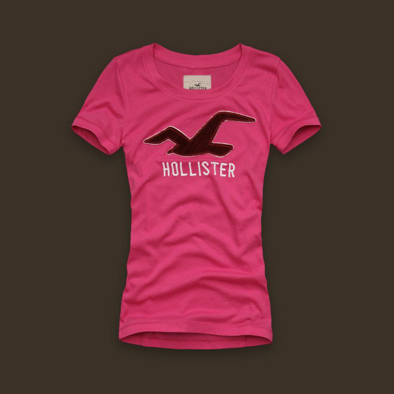 Hollister Mujeres De Cuello Redondo Corto Remera HCO4813